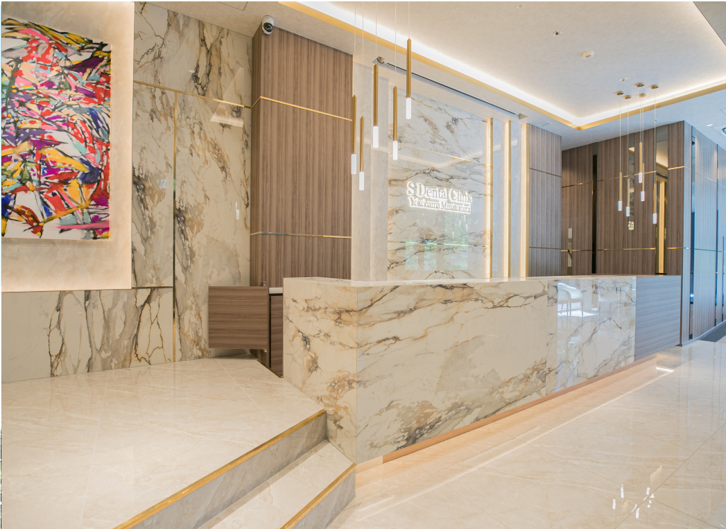 清潔で高級感ある院内